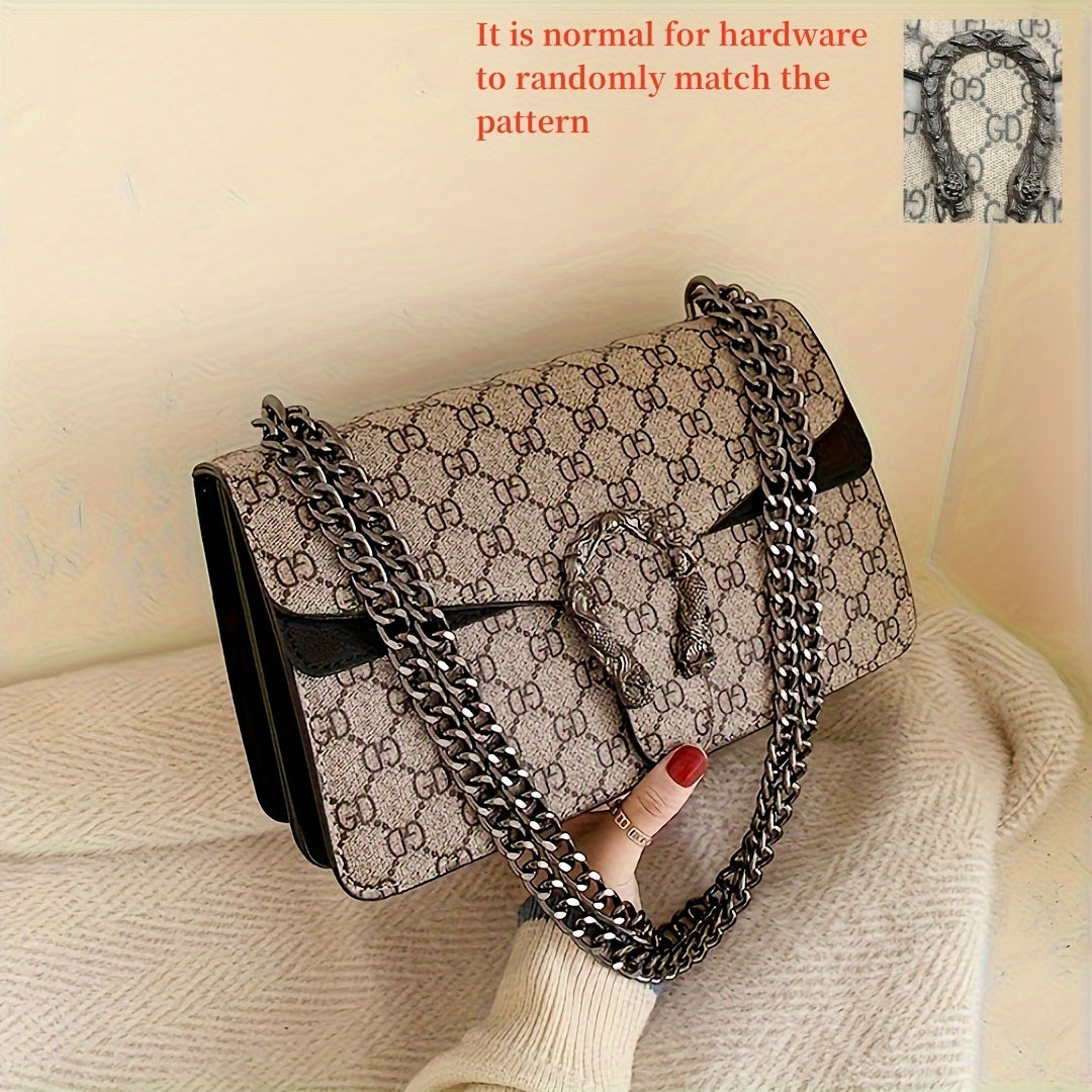 Designer-Inspired Messenger Bag