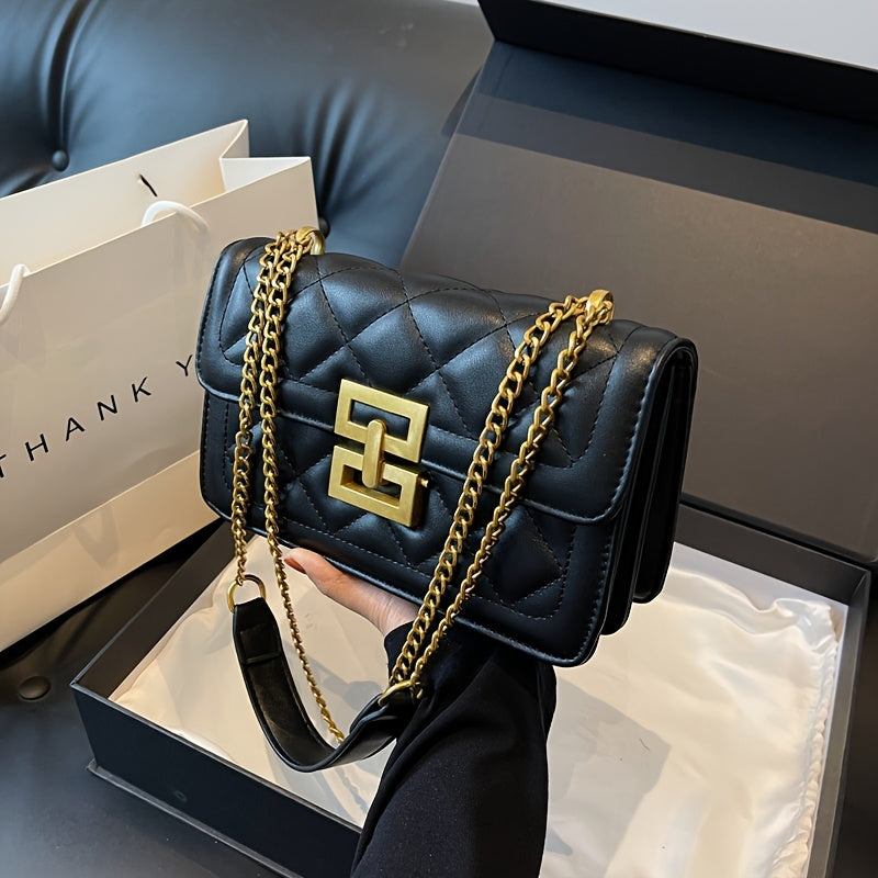 Crossbody Bag with Detachable Chain Strap