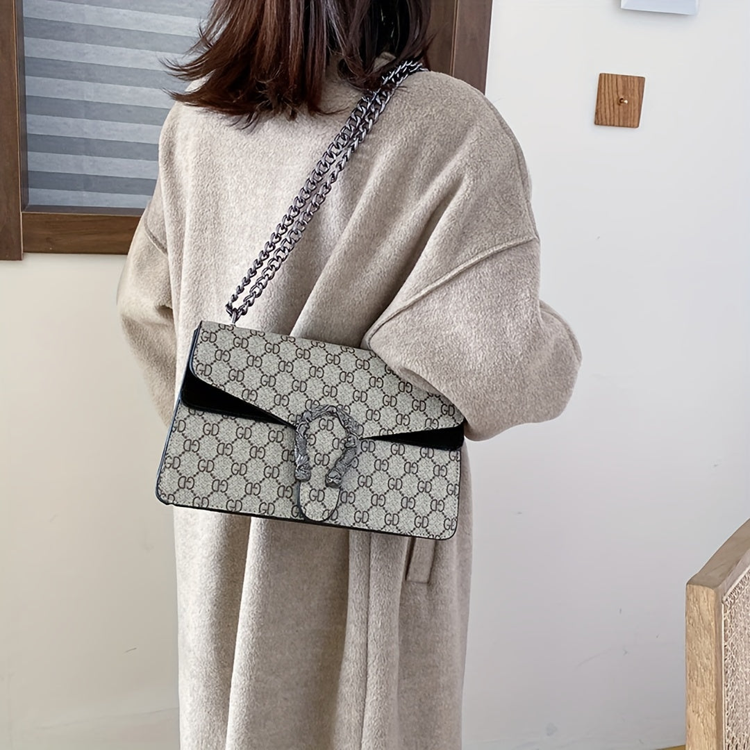 Designer-Inspired Messenger Bag