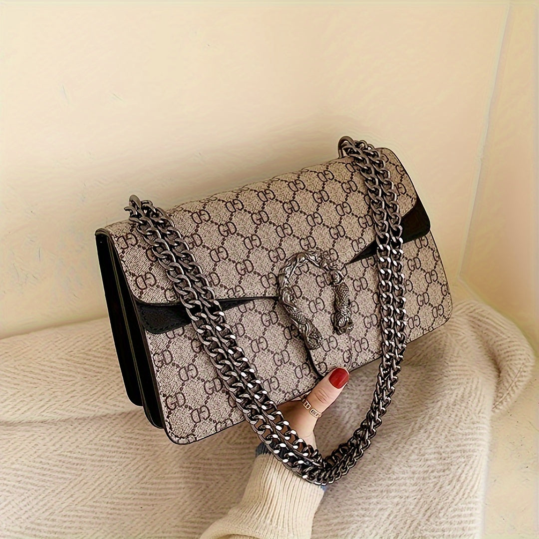 Designer-Inspired Messenger Bag