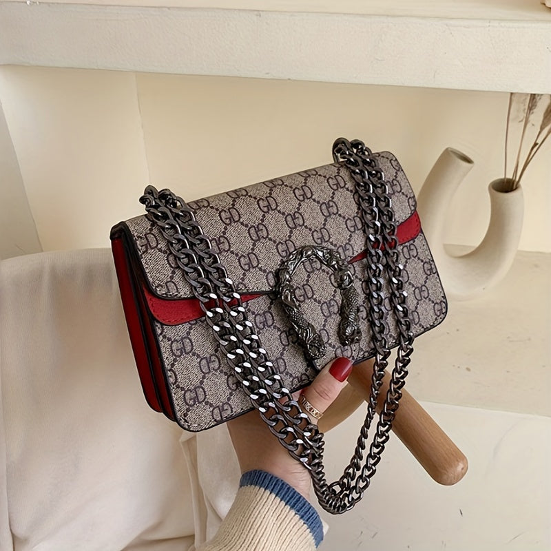 Designer-Inspired Messenger Bag