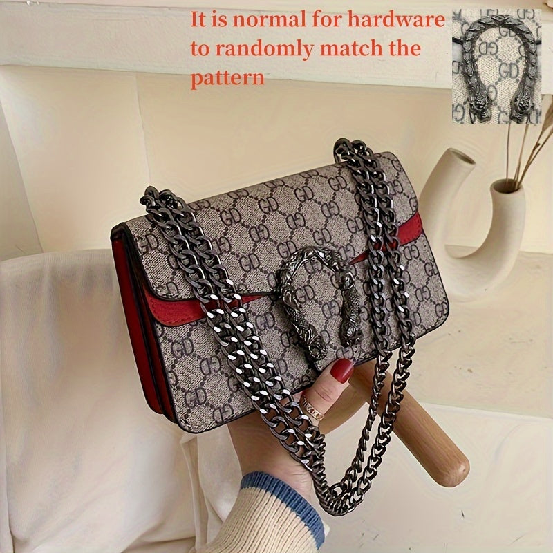 Designer-Inspired Messenger Bag