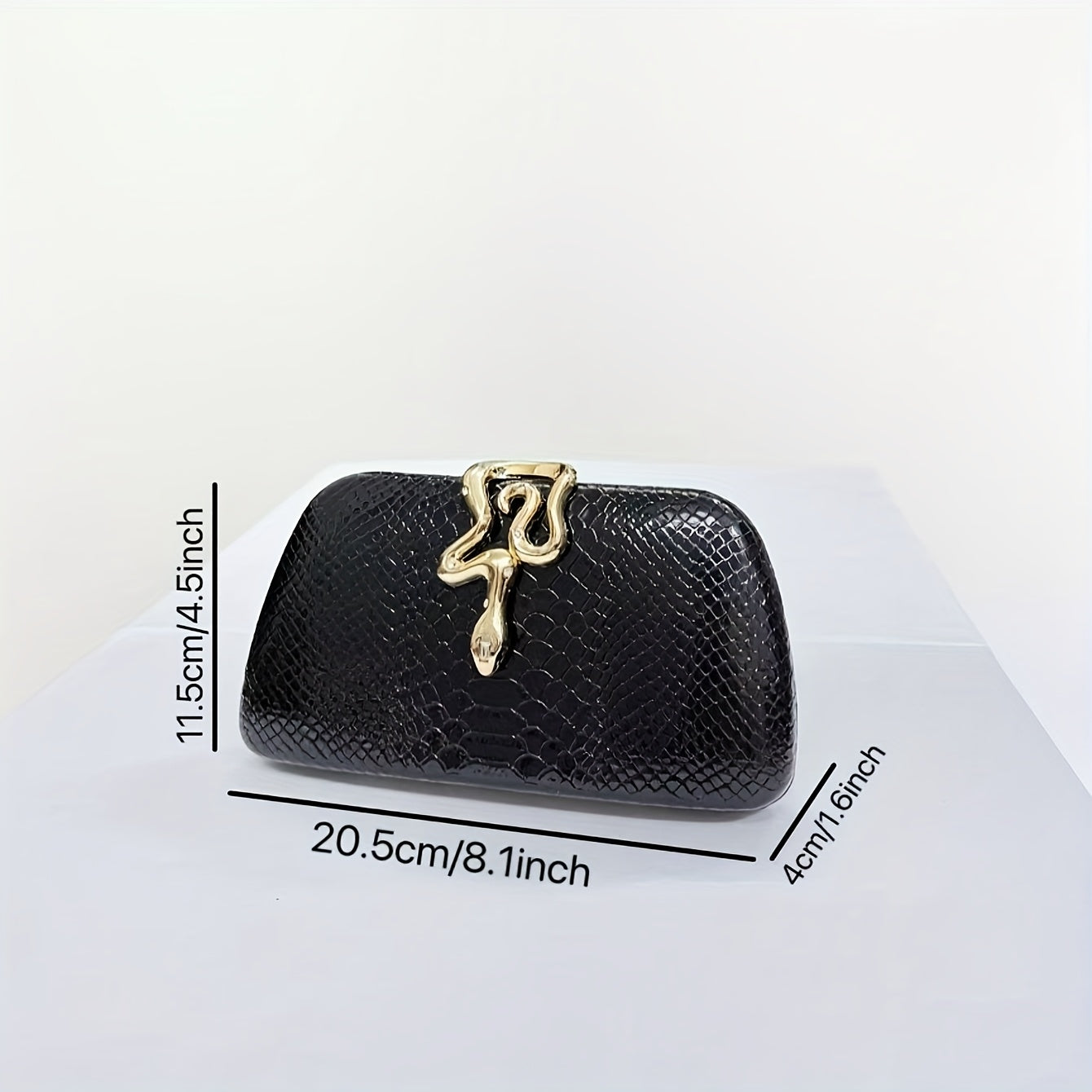 Women's Snake-Print Handbag & Shoulder