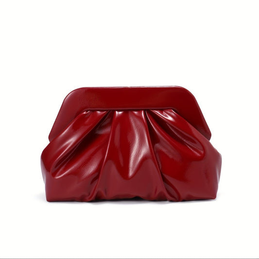 Luxury Designer-Style Burgundy Glossy