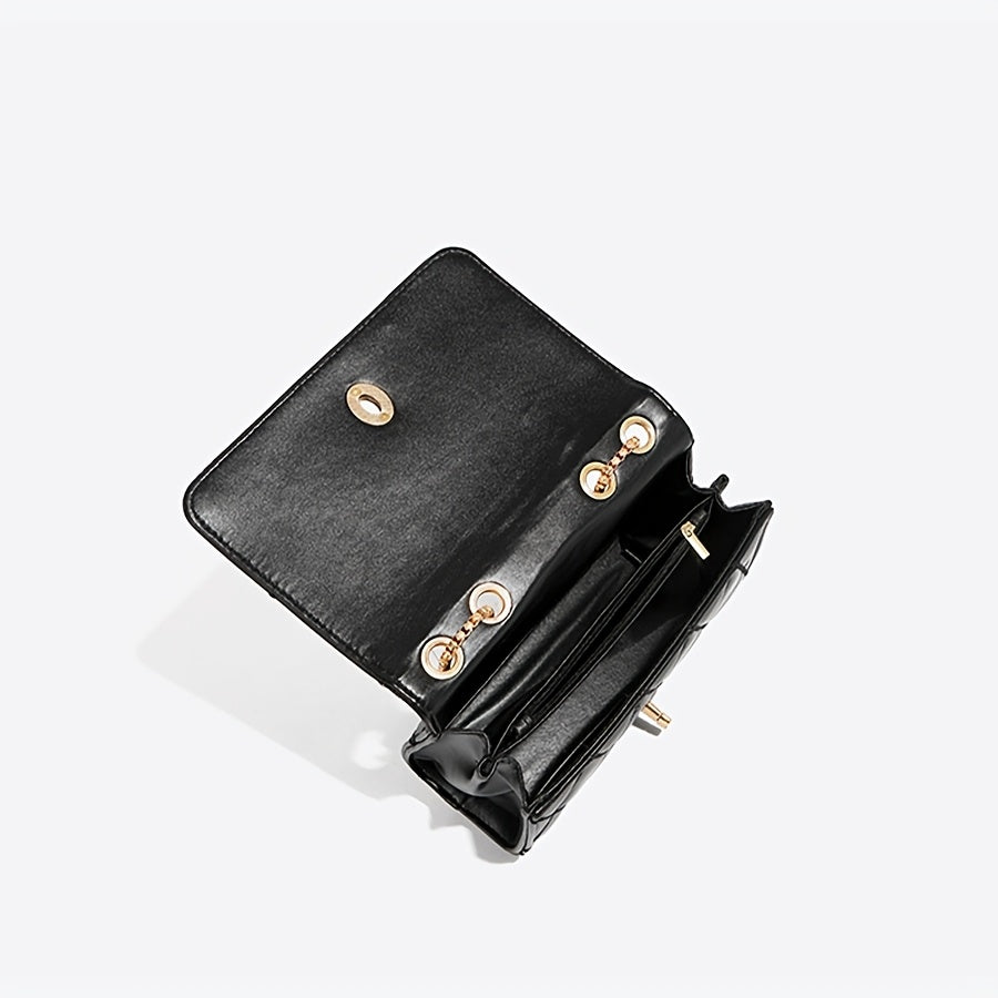 Fashion Plaid Synthetic Leather Shoulder Bag