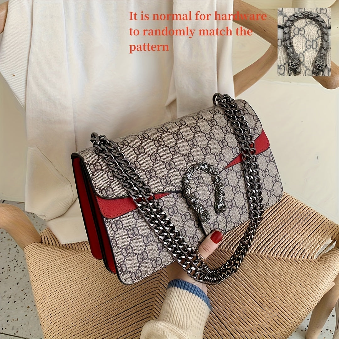 Designer-Inspired Messenger Bag