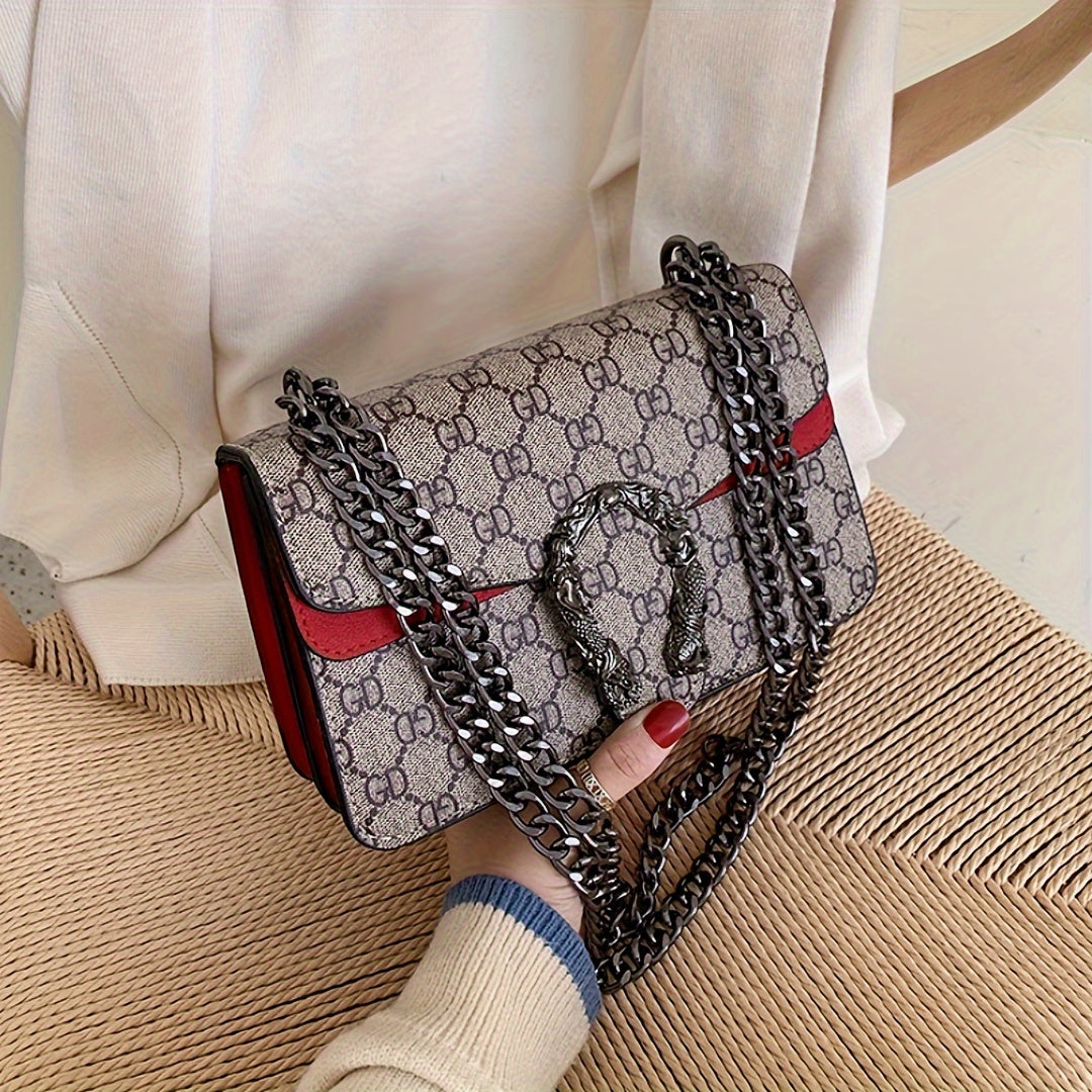 Designer-Inspired Messenger Bag