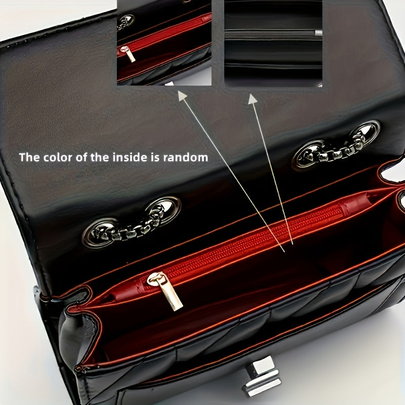 Women'S Elegant Mini Checkered Crossbody Bag