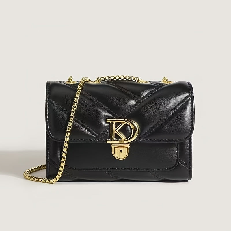 Fashion Plaid Synthetic Leather Shoulder Bag