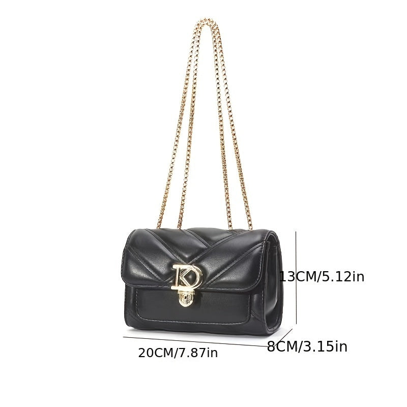 Fashion Plaid Synthetic Leather Shoulder Bag