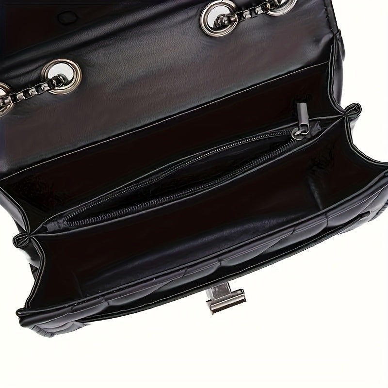 Women'S Elegant Mini Checkered Crossbody Bag