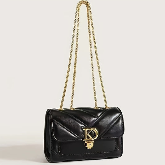 Fashion Plaid Synthetic Leather Shoulder Bag