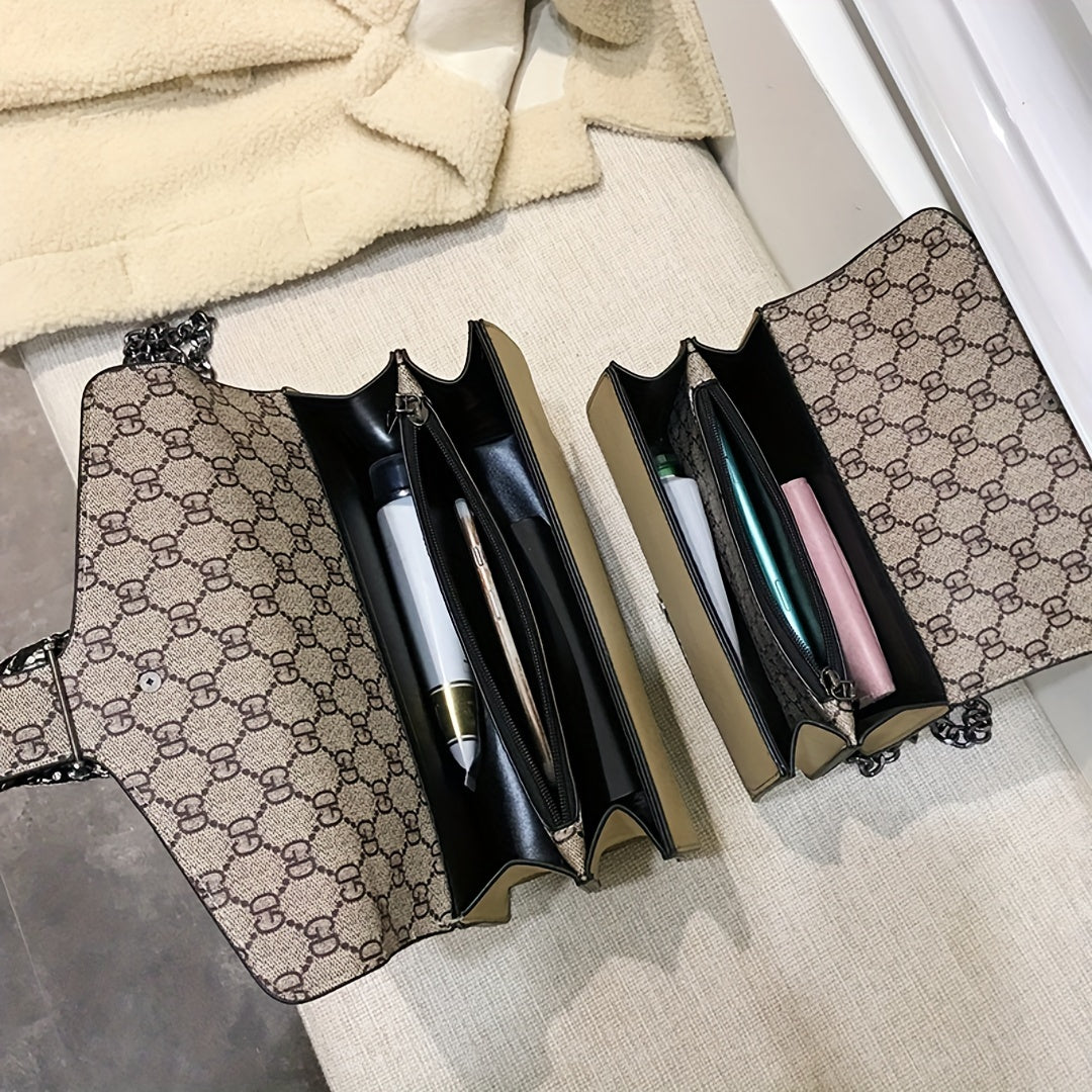 Designer-Inspired Messenger Bag