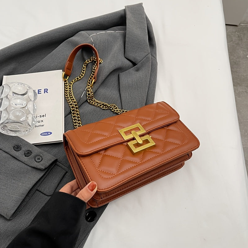 Crossbody Bag with Detachable Chain Strap
